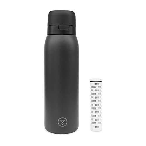 BottlePro - Reusable Bottle with Water Filter · Black - Tantara