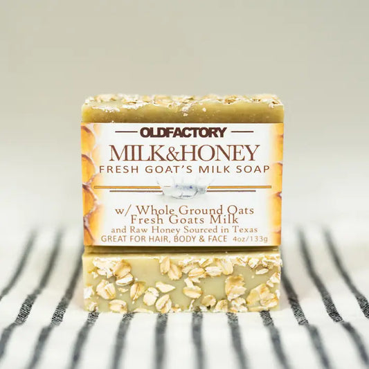 Milk & Honey Goat's Milk Soap - with Raw Honey and Ground Oat