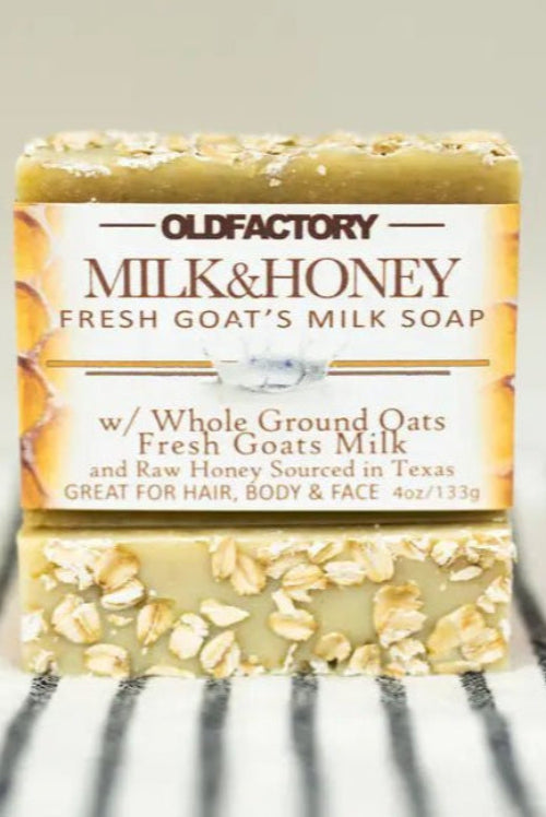 Milk & Honey Goat's Milk Soap - with Raw Honey and Ground Oat - Tantara