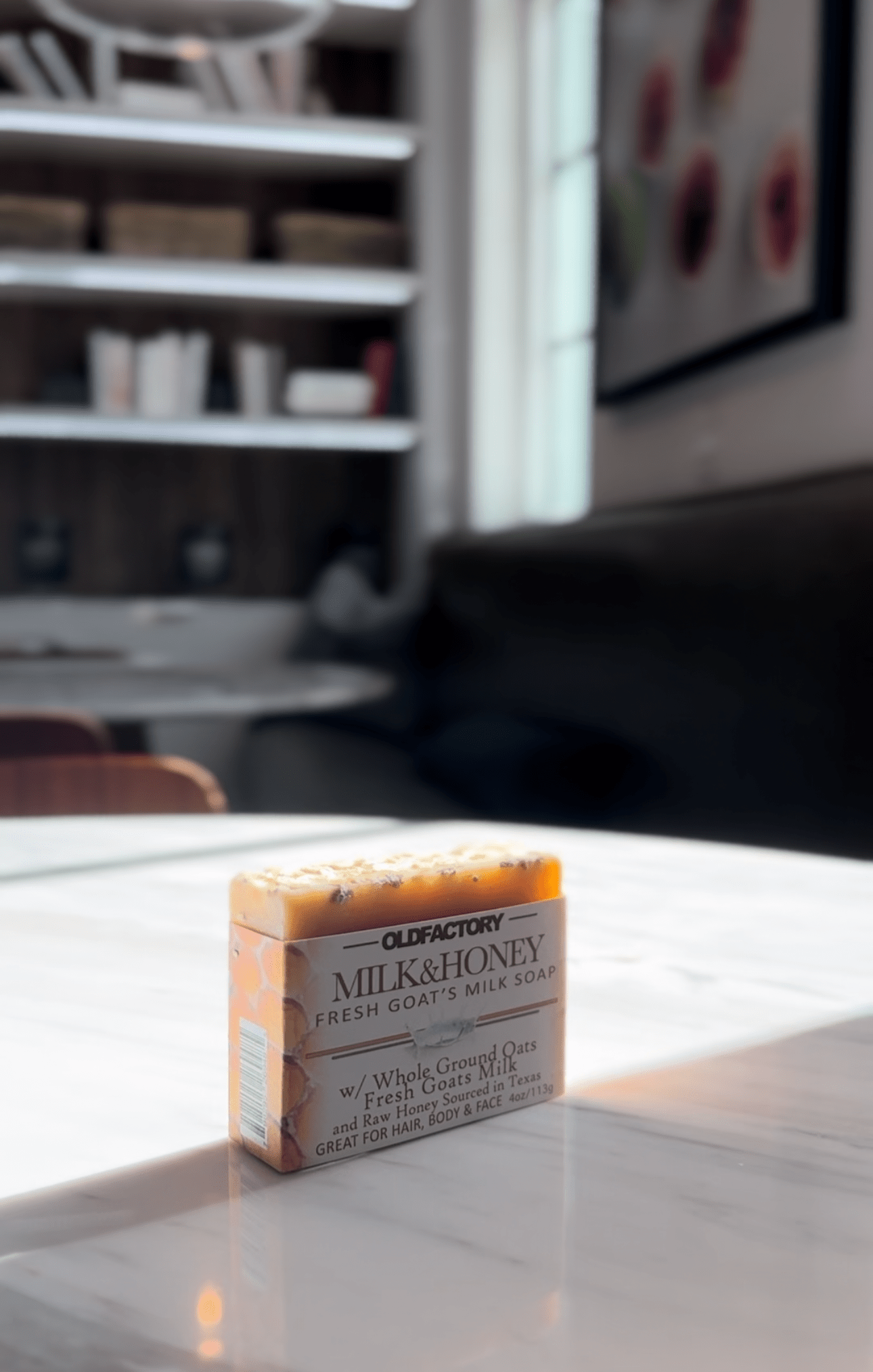 Milk & Honey Goat's Milk Soap - with Raw Honey and Ground Oat - Tantara